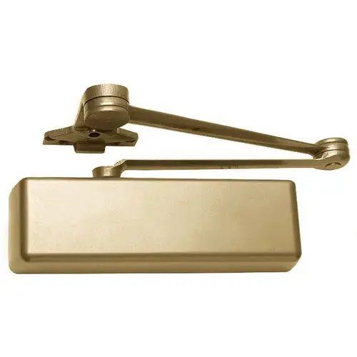 4040XP Series Surface Mounted Door Closer Satin Brass Painted