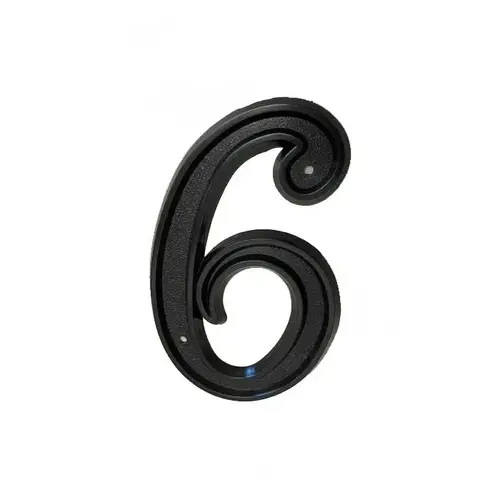 Philadelphia Hardware Group 420510-6 PHN-06 Plastic 6" House Number-6