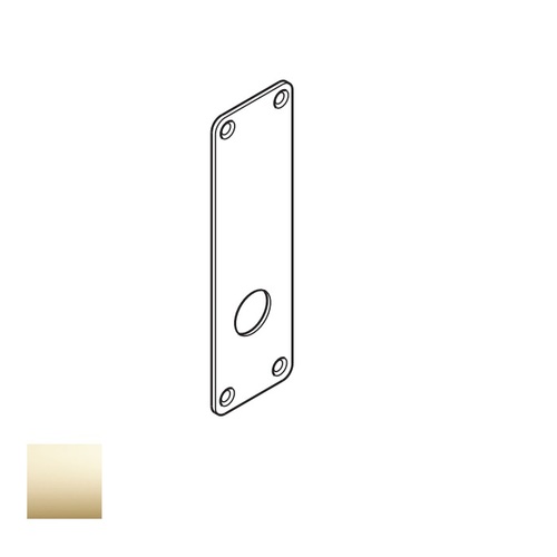 ML2000 N Escutcheon-Wrought Bright Polished Brass