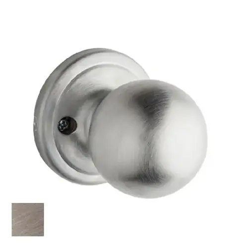 Circa Half Dummy Knob Satin Nickel Blackened