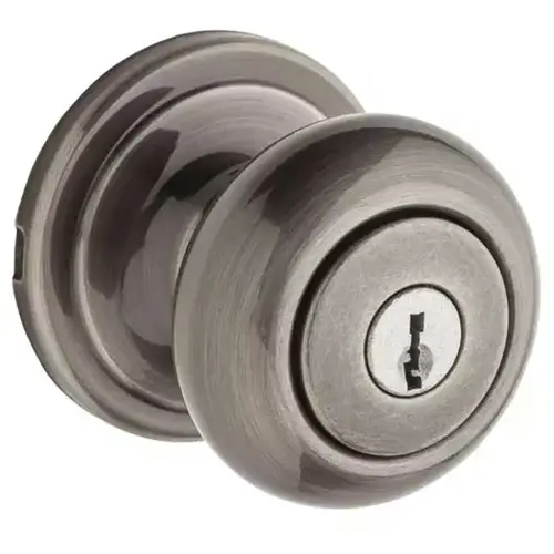 Hancock Keyed Entry Knob Satin Nickel Blackened