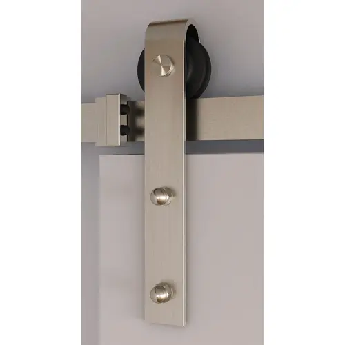 Orca Hardware FTST-HANGER-SN Flat Track Standard Drop Hanger Satin Nickel