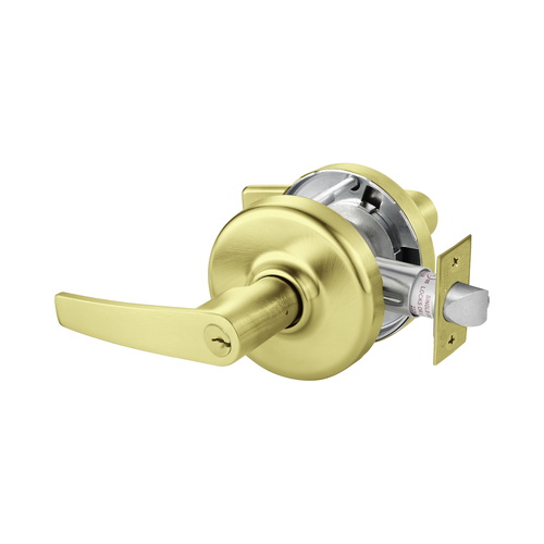 CL3857 Storeroom Lockset Satin Brass