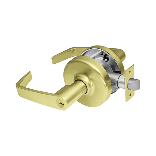 CL3857 Storeroom Lockset Satin Brass