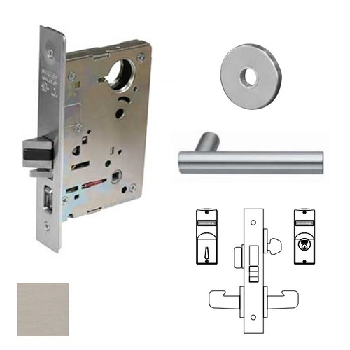 8200 Series 8225 Dormitory/Exit Lockset Satin Stainless Steel