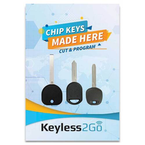 Keyless2Go K2G-WINDOW-CLING-KEYS Promotional Static Window Cling