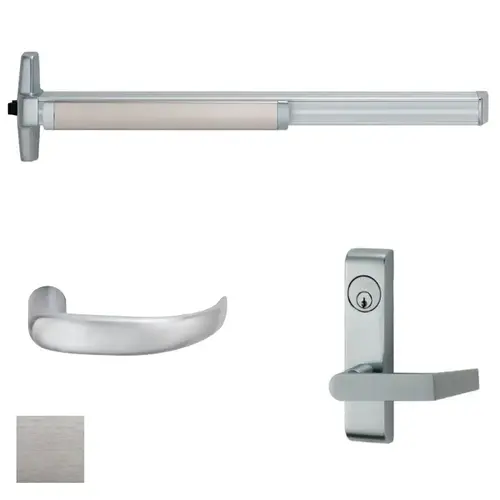 33A Series Rim Exit Device With Trim Satin Chrome