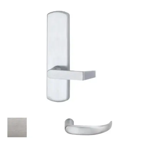 M996L Motorized Lever Trim for Rim/Vertical Rod/Cable, With Allegion Connect Satin Chrome