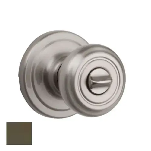 Cameron Privacy Knob Satin Brass Blackened