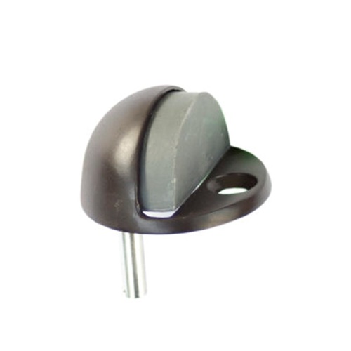 Orca Hardware TH-23LP-10B Dome Floor Stop, Low Rise With Black Tip Oil Rubbed Dark Bronze