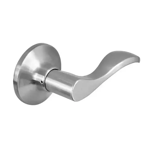 Wave Lever Single Dummy - RH Satin Nickel