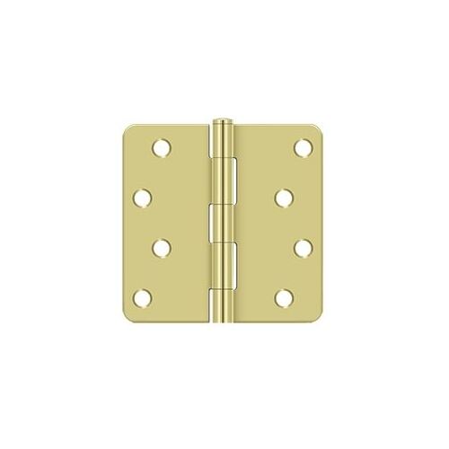 Residential Steel Hinge Bright Polished Brass