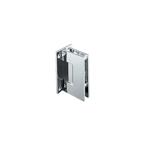 Polished Nickel Geneva 537 Series Wall Mount Full Back Plate Standard Hinge With 5 Degree Offset