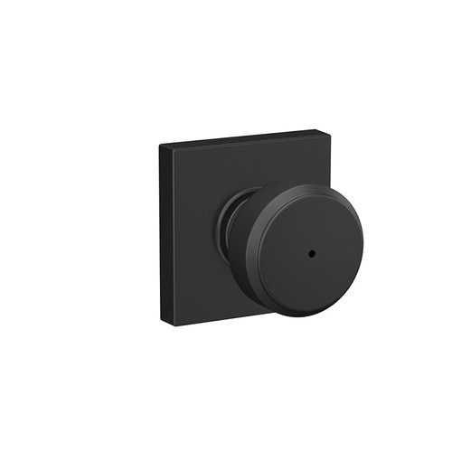 Schlage Residential F40-BWE-622-COL F40 Bowery Knob Privacy Lock with  Collins Trim