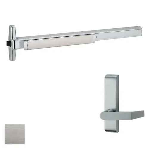 33A Series Rim Exit Device With Trim Satin Chrome