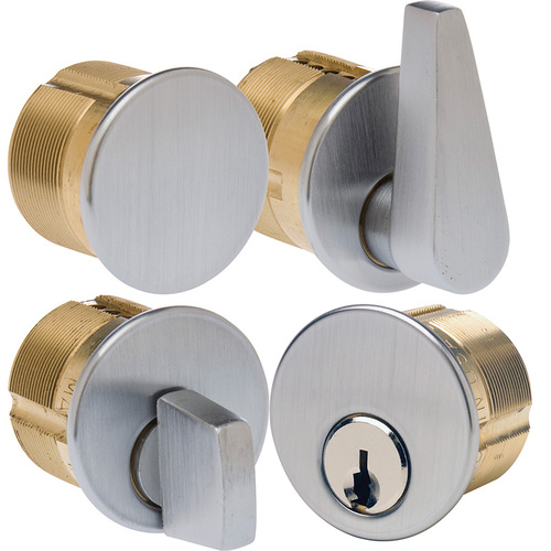 Mortise Turnknob Cylinder Satin Chrome