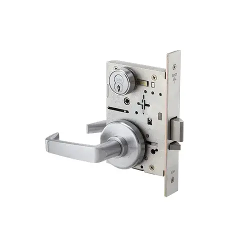 45H Series Dormitory Mortise Lock Satin Chrome