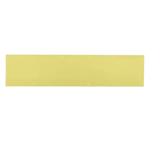 8400 Commercial Protection Plate 8" x 34" Bright Polished Brass