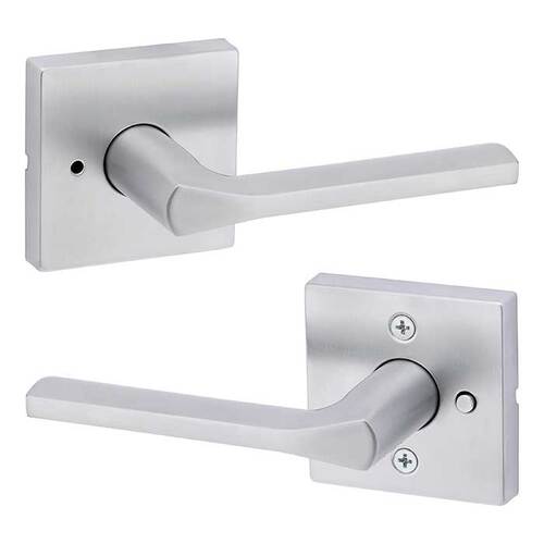 Lisbon Privacy Lever Satin Chrome