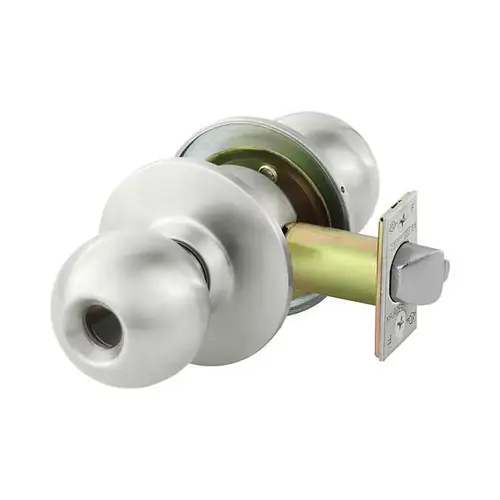 8X Line G05 Entrance/Office Knob Lockset Satin Stainless Steel