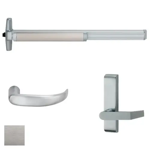 33A Series Rim Exit Device With Trim Satin Chrome