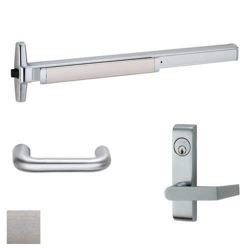 33A Series Rim Exit Device With Trim Satin Chrome