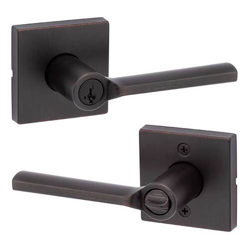 Lisbon Keyed Entry Lever Venetian Bronze