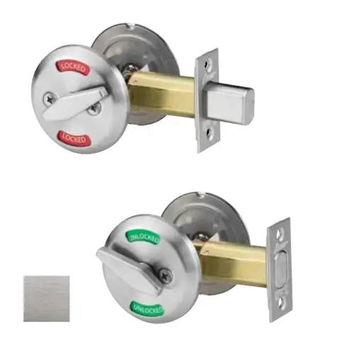 E Series Grade 2 Deadbolt Satin Chrome