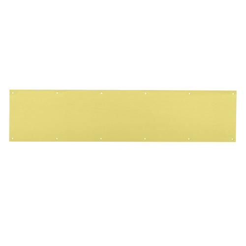 8400 Commercial Protection Plate 6" x 34" Bright Polished Brass