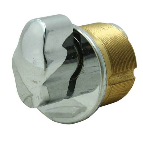 Thumbturn Mortise Cylinder Bright Polished Chrome