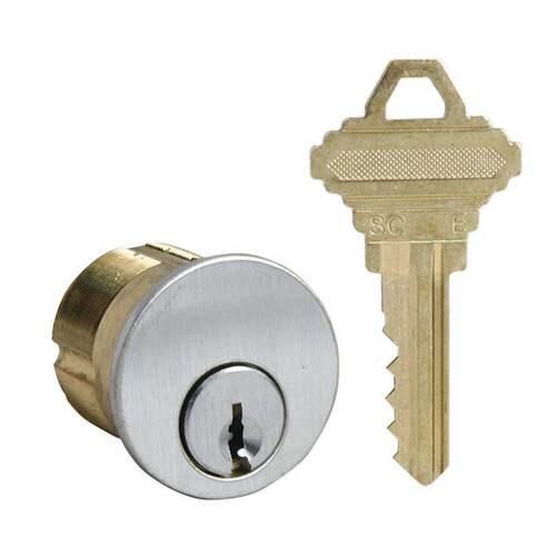 Mortise Cylinder Satin Chrome