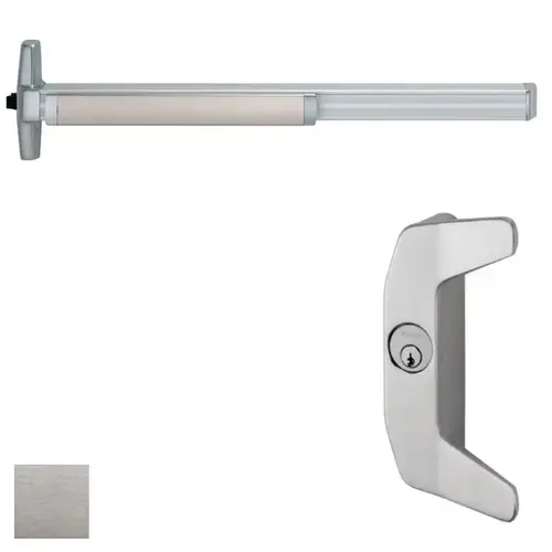 33A Series Rim Exit Device With Trim Satin Chrome