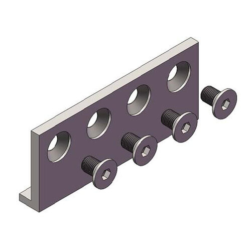 Flat Track Connector Plate Stainless Steel