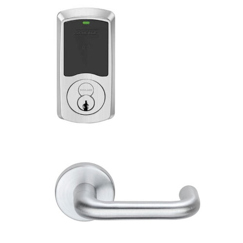 LE Wireless Mortise Lock Satin Chrome