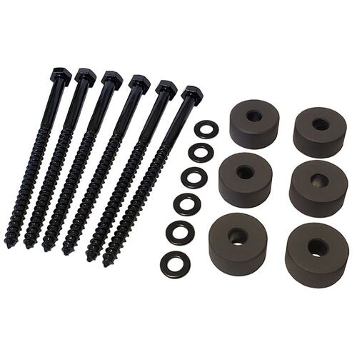 Orca Hardware FT-WASHER-14-BL 14mm Spacer Extender and Lag (6/Set)