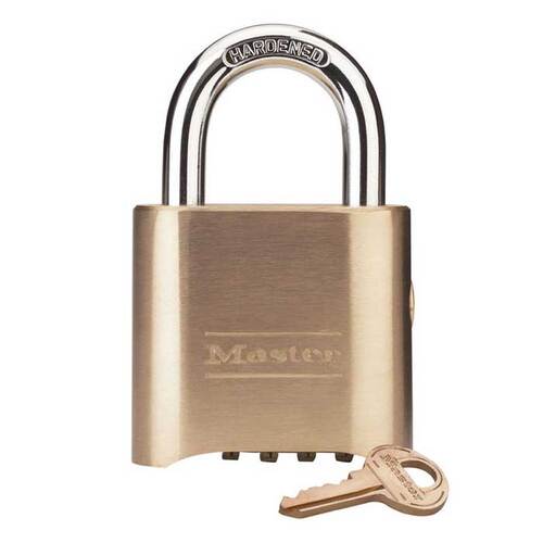 Combination Brass Padlock With Key