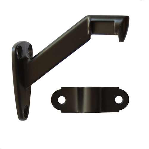 Orca Hardware TH-10HD-BL HD Handrail Bracket Black