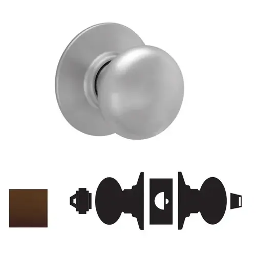 A Series Entrance Lock Set Oil Rubbed Dark Bronze