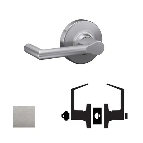 ALX50B Boardwalk Entrance/Office Lock Satin Chrome