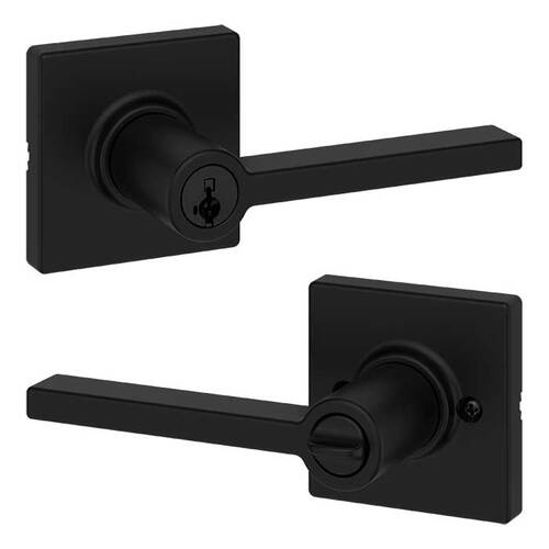 Casey Keyed Entry Lever Iron Black