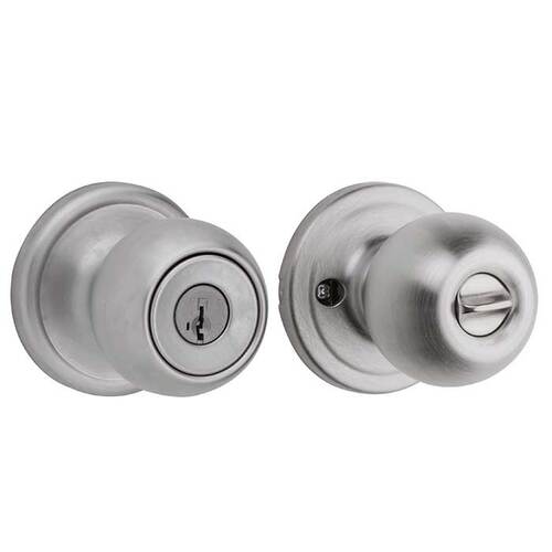 Circa Keyed Entry Knob Satin Chrome