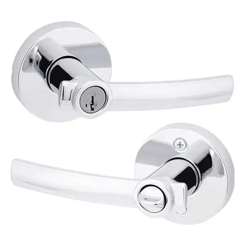 Sydney Keyed Entry Lever Bright Polished Chrome