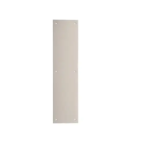 8200 Push Plate 3.5" x 15" Satin Nickel