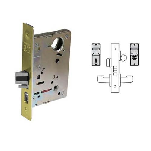 8200 Series 8205 Office/Entry Lockset Body Satin Brass