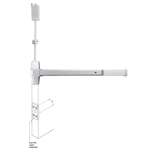 OED56 Series Surface Vertical Rod Exit Device - 48" Aluminum