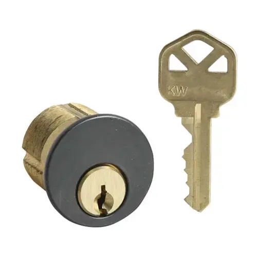 GMS M114-KW-10B Mortise Cylinder Oil Rubbed Dark Bronze