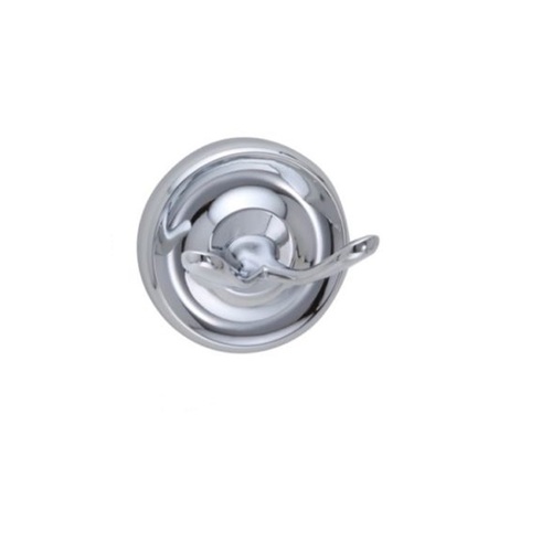 Blakely Double Robe Hook Polished Chrome