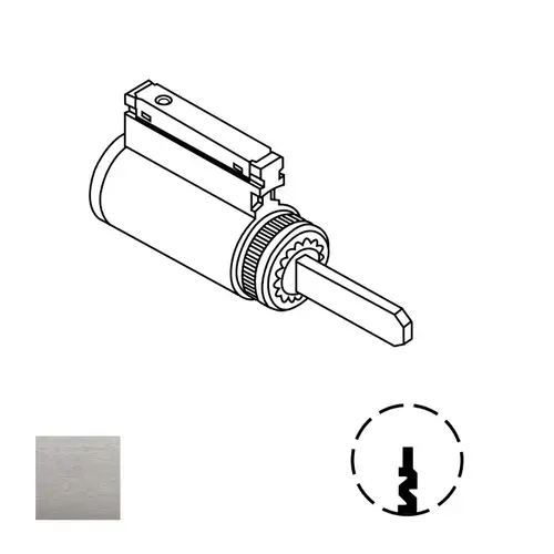 CL3100 Series Cylinder Satin Chrome