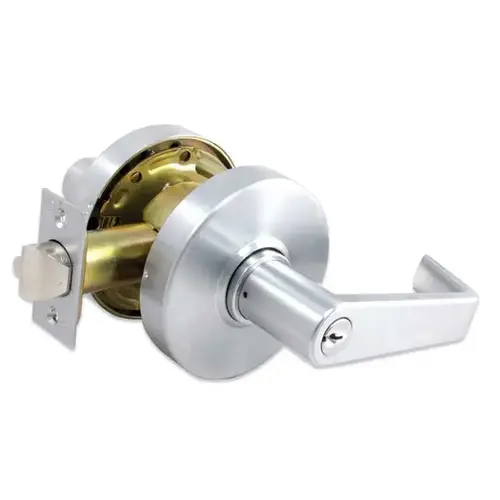 Electrified Cylindrical Lockset Satin Chrome