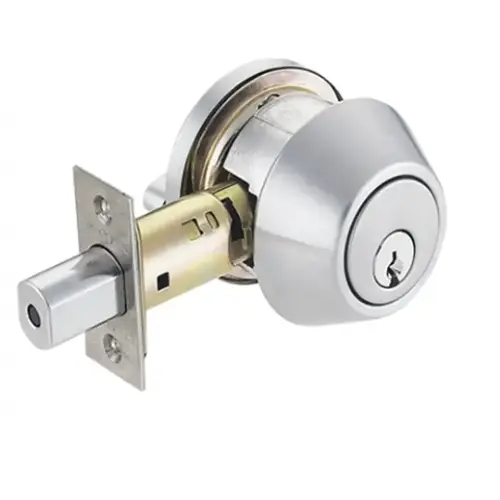 Grade 1 Single Cylinder Deadbolt Satin Chrome